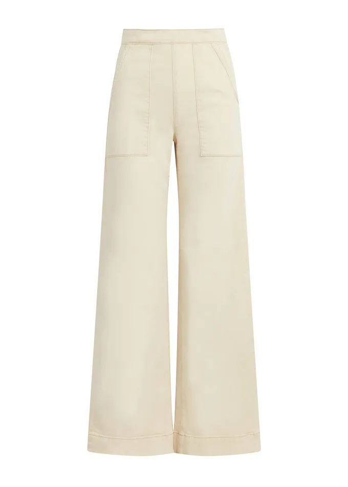 Women Joe8217s Jeans THE SIDE ZIP Creme Brulee Wide Leg