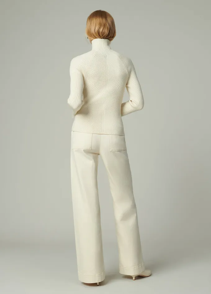 Women Joe8217s Jeans THE SIDE ZIP Creme Brulee Wide Leg