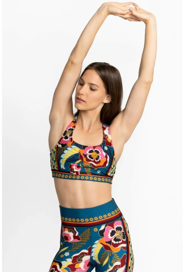 Women Johnny Was Active Bee Active Reversible Sports Bra Studio