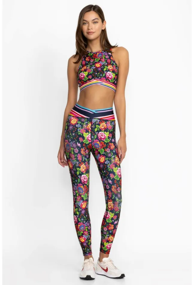 Women Johnny Was Active Cantero High Waist Criss Cross Legging Cantero