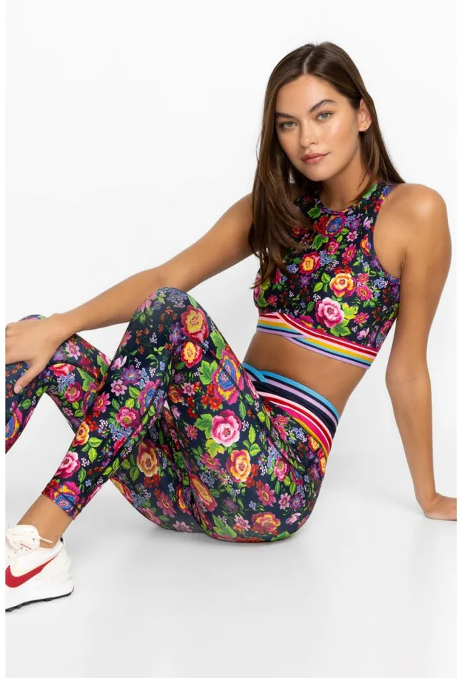 Women Johnny Was Active Cantero High Waist Criss Cross Legging Cantero