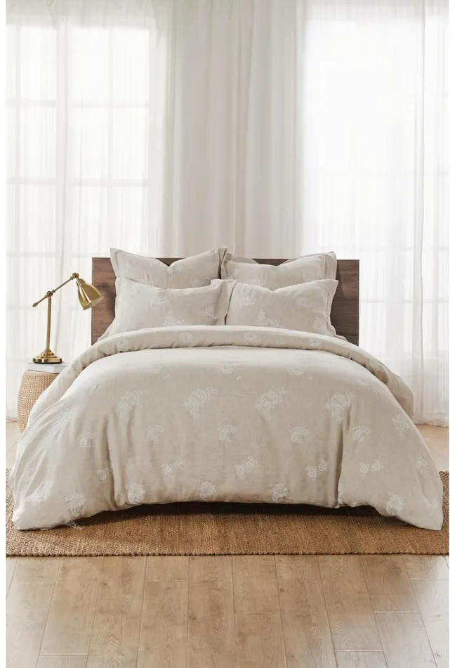 Women Johnny Was Bedding Skyler Eyelet Linen Duvet King Sand