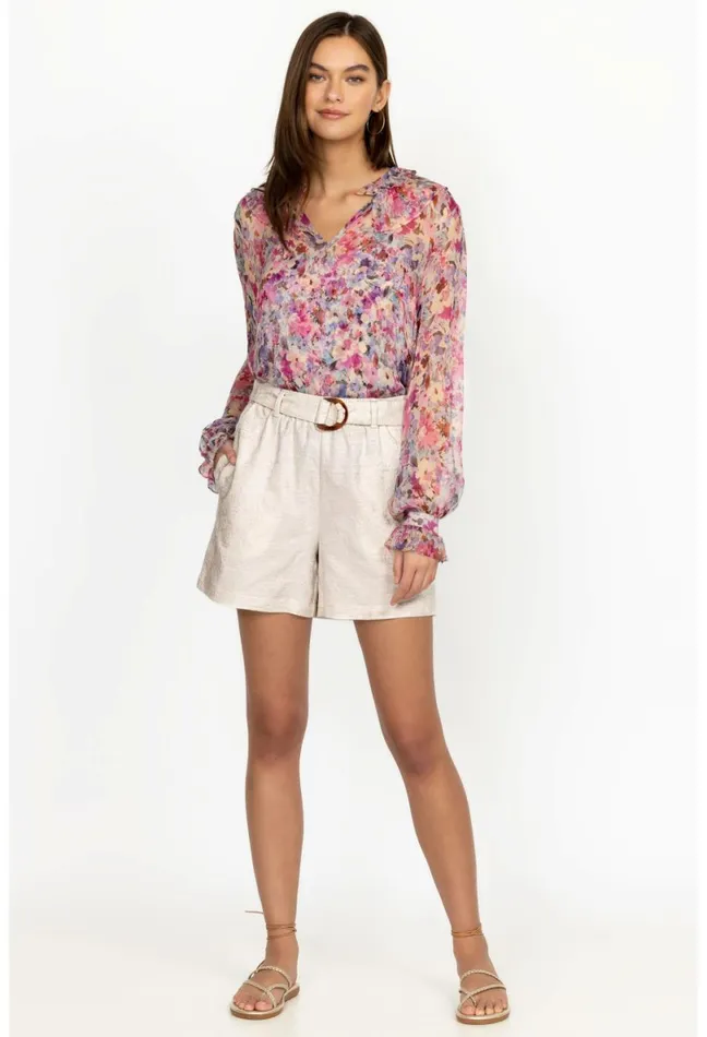 Women Johnny Was Bottoms Anita Paperbag Short Multi