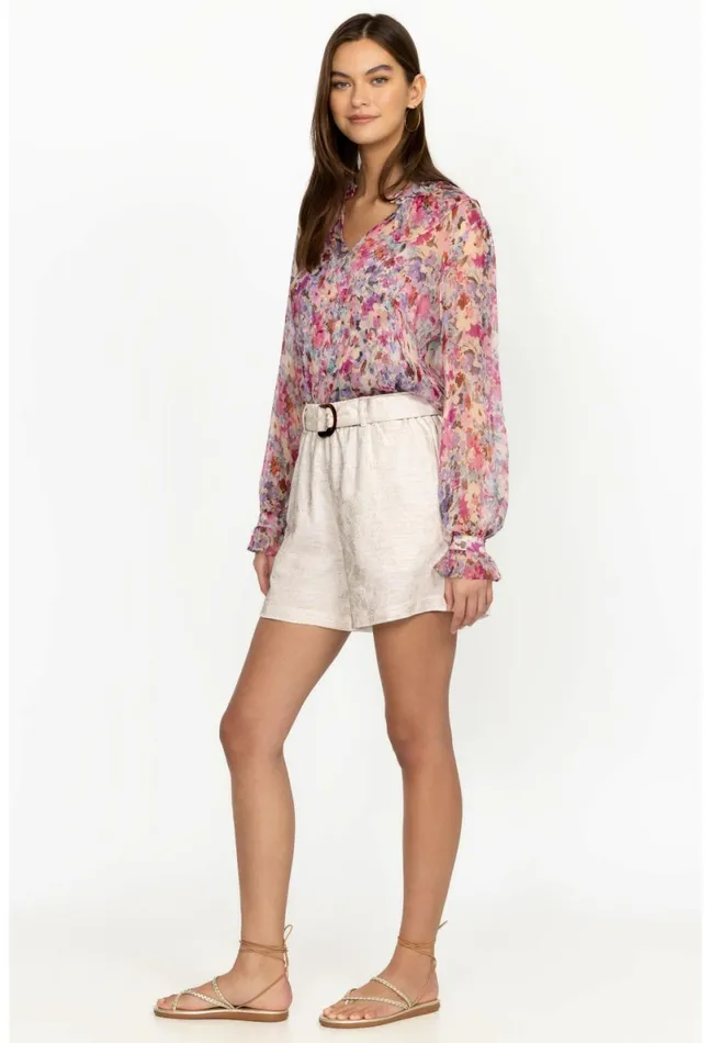 Women Johnny Was Bottoms Anita Paperbag Short Multi