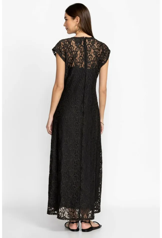Women Johnny Was Dresses Corinne Maxi Dress Black
