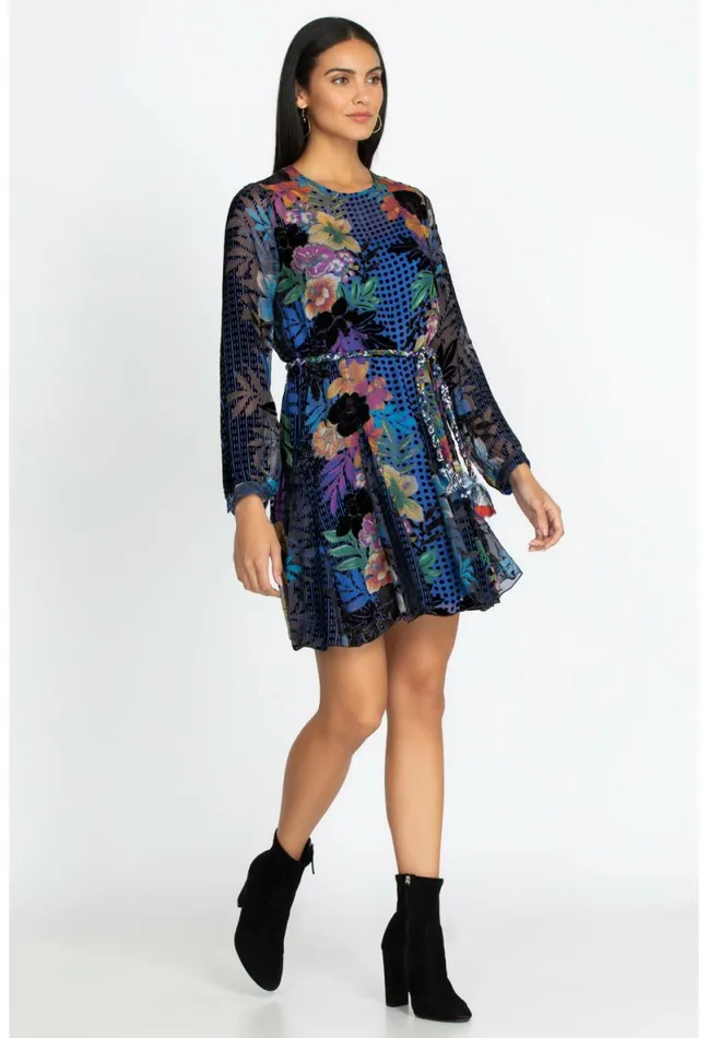 Women Johnny Was Dresses Lanai Burnout Beesley Dress Multi