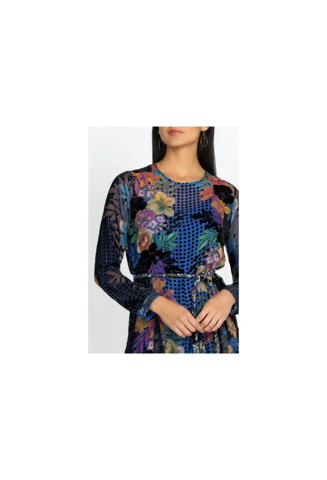 Women Johnny Was Dresses Lanai Burnout Beesley Dress Multi