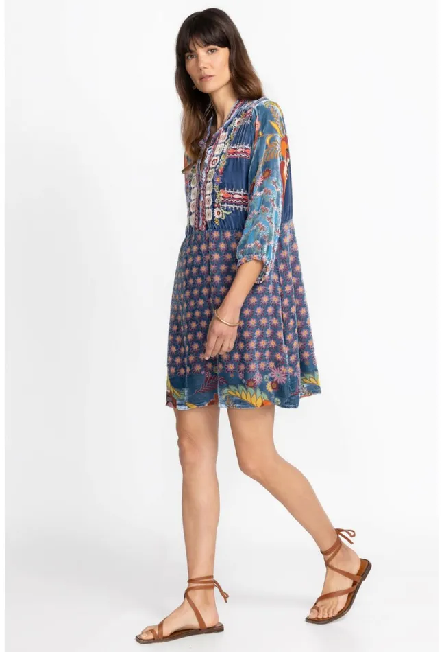 Women Johnny Was Dresses Vember Burnout Gweneth Dress Multi