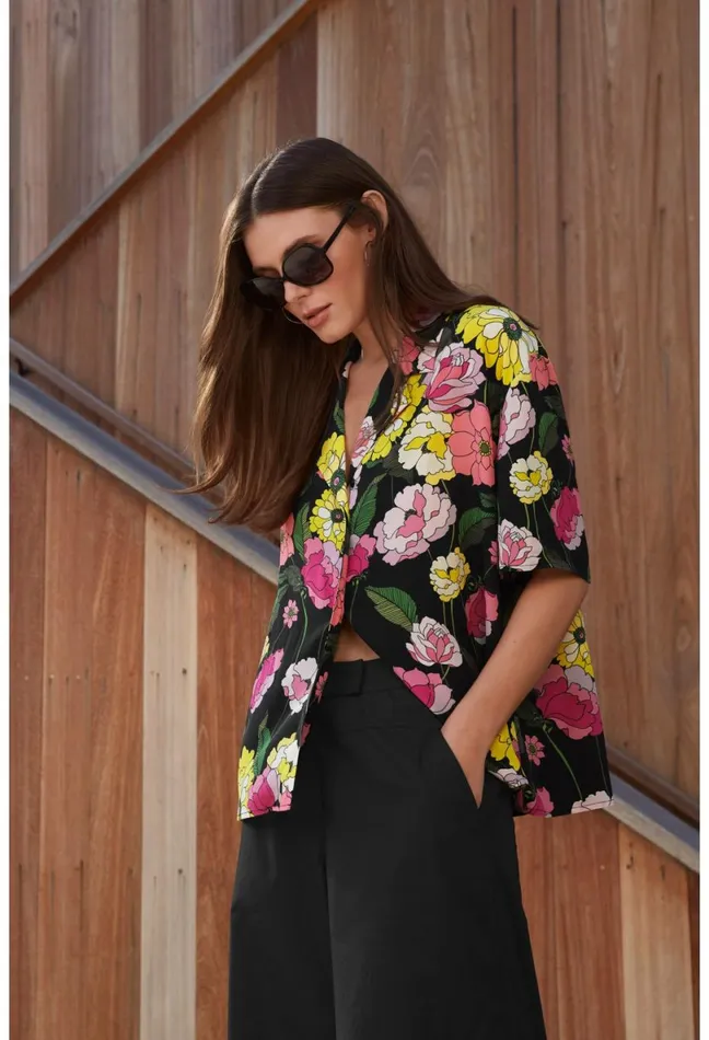 Women Johnny Was Eye Wear Addison Sunglasses Solid Black