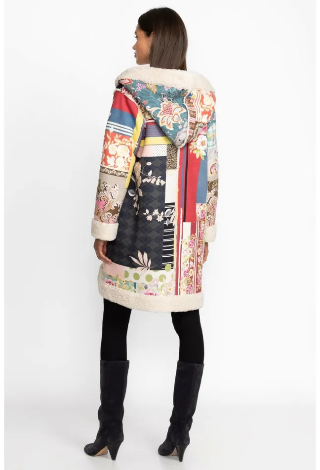 Women Johnny Was Outerwear Kerry Suede Coat Multi