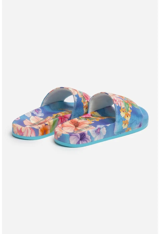Women Johnny Was Shoes Ojai Sandal 8211 Blue Blue