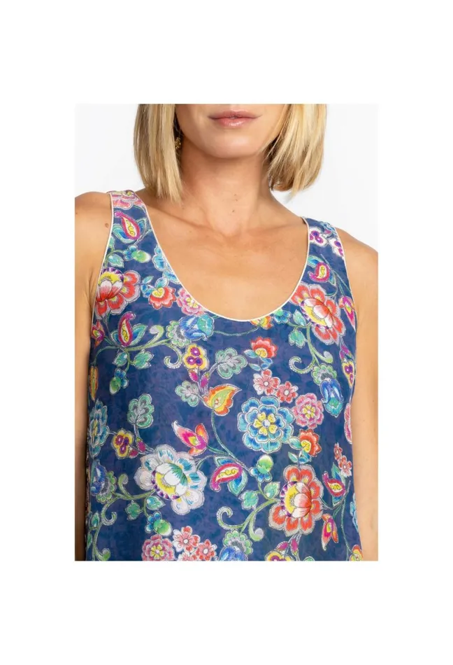 Women Johnny Was Tops Block Mint Tank Top Peppermint
