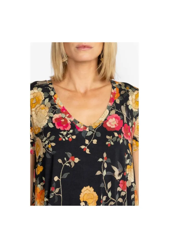 Women Johnny Was Tops Graceful Drape Tunic Graceful