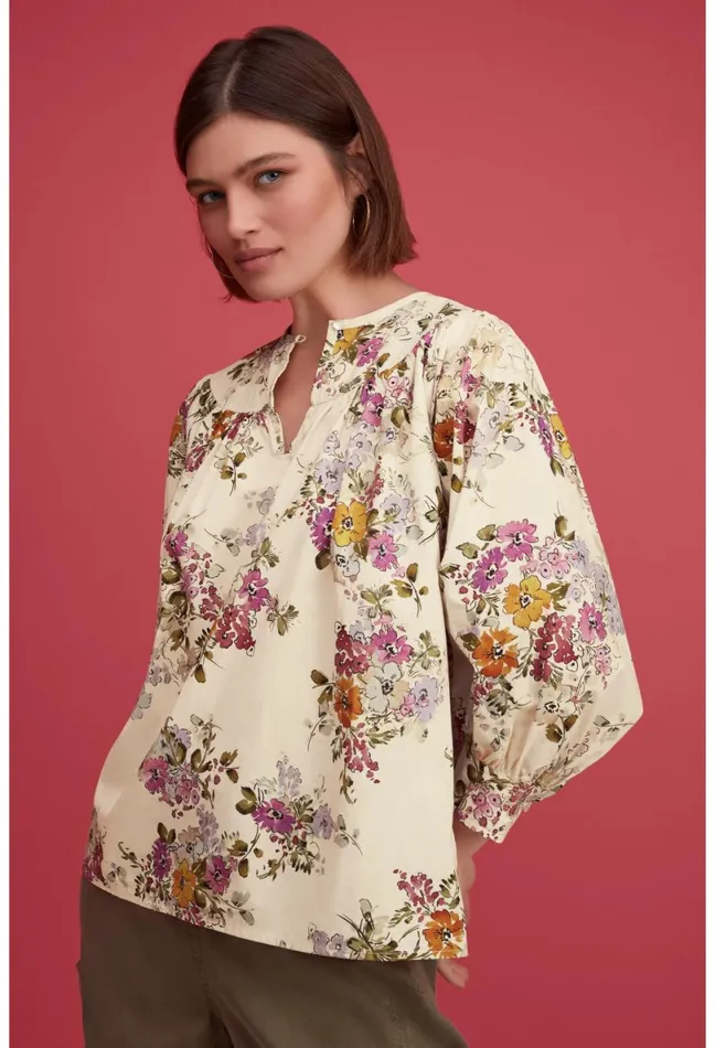 Women Johnny Was Tops Isabella Blouse Multi