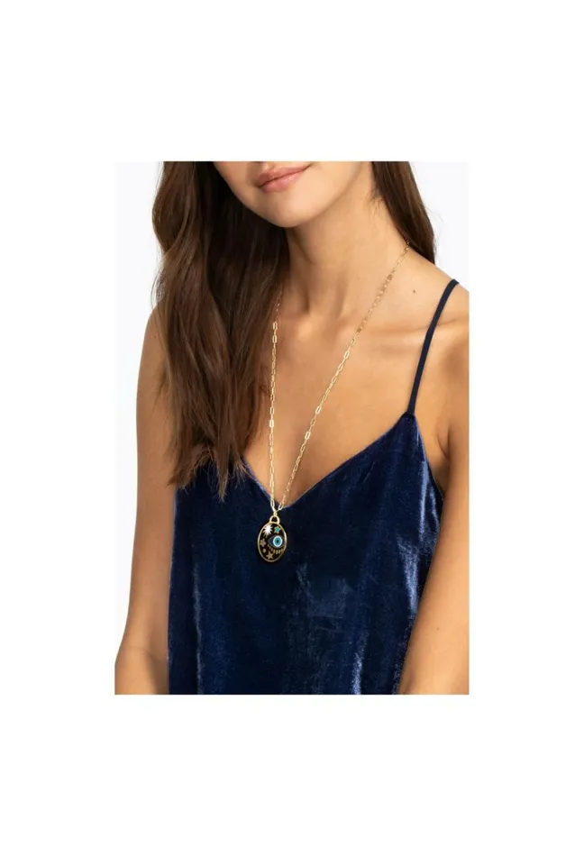 Women Johnny Was Tops Remy Cami Sapphire Blue