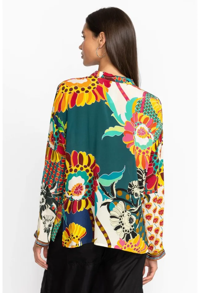 Women Johnny Was Tops Seline Blouse Kimbra