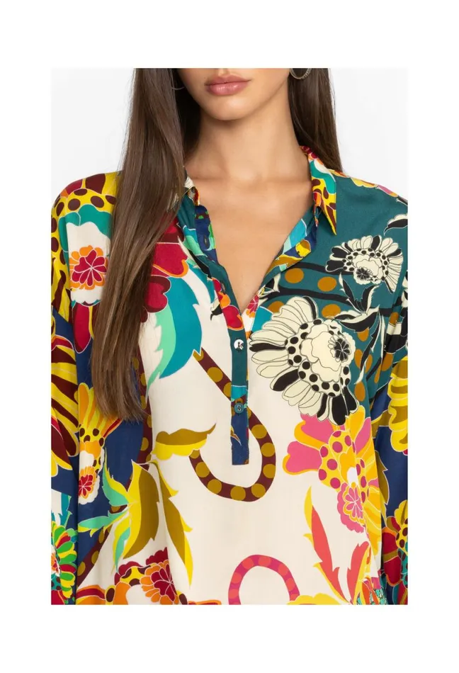 Women Johnny Was Tops Seline Blouse Kimbra