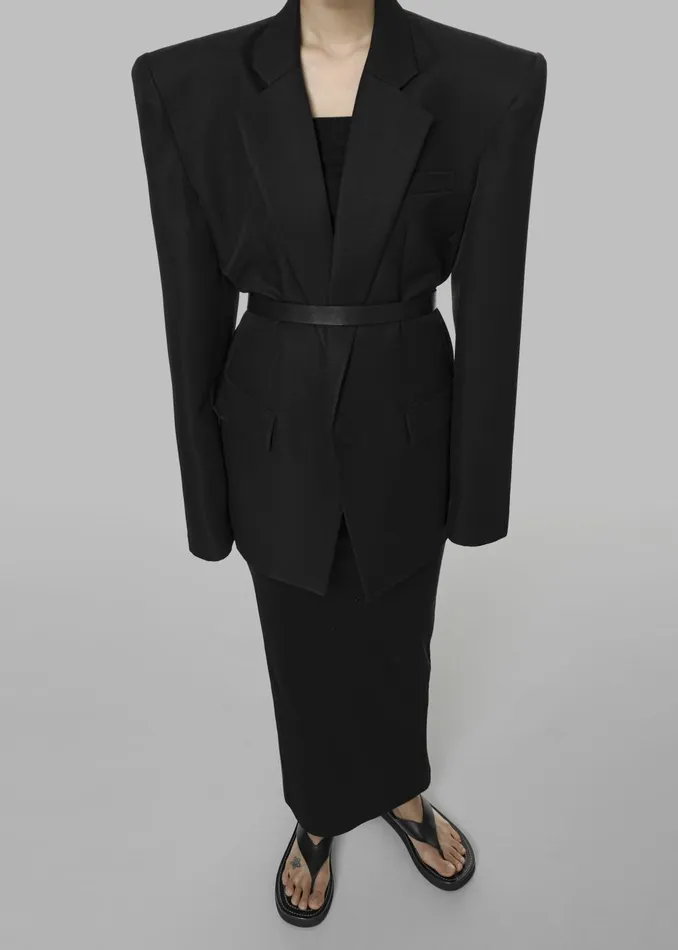 Women Jun Blazer 8211 Black The Frankie Shop Outerwear