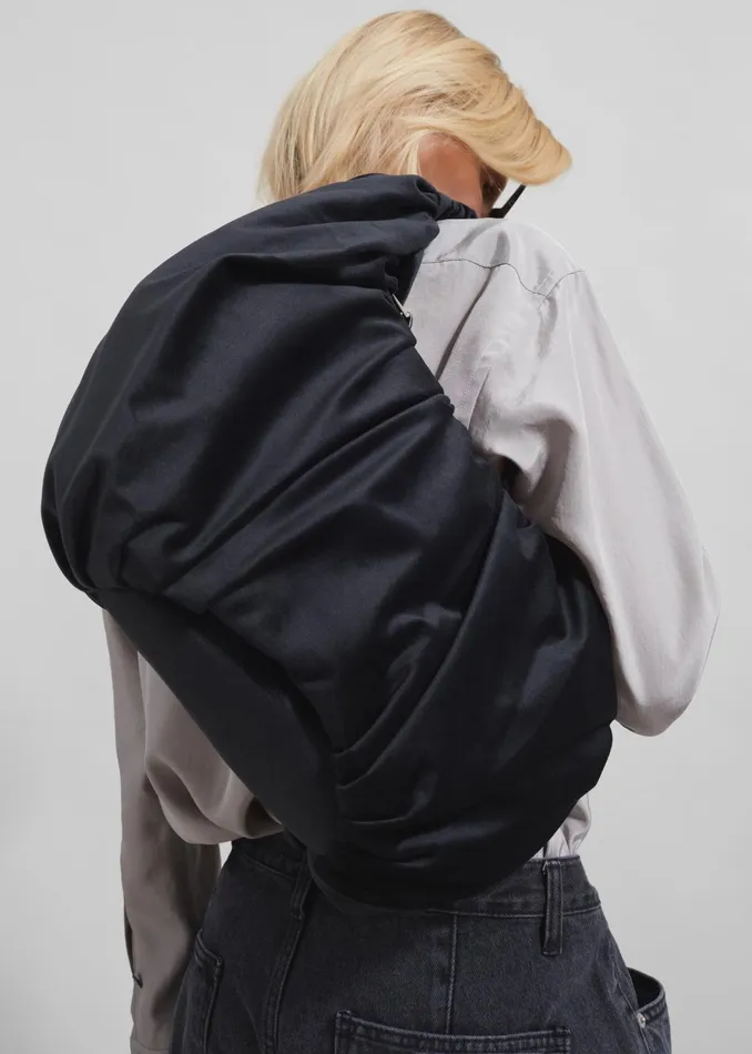 Women Jw Anderson Ruffle Shopper 8211 Black The Frankie Shop