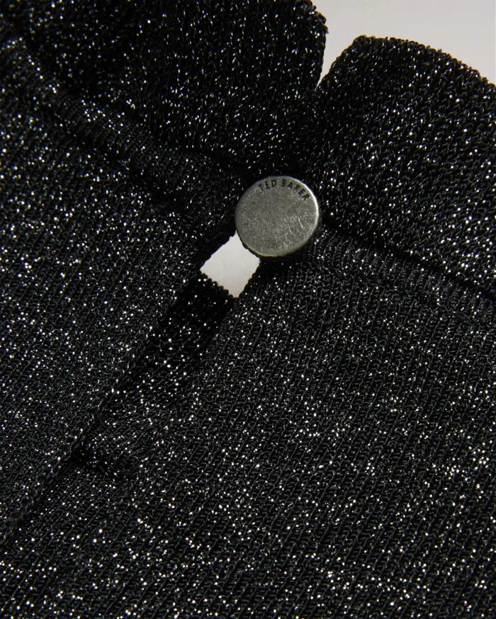 Women KANNIE 8211 Metallic Knitted Maxi Dress Black Ted Baker Dresses Women KANNIE 8211 Metallic Knitted Maxi Dress Black Ted Baker Dresses