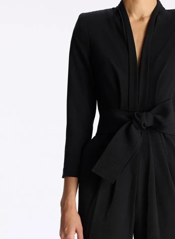 Women Kieran Crepe Jumpsuit Black ALC Bottoms