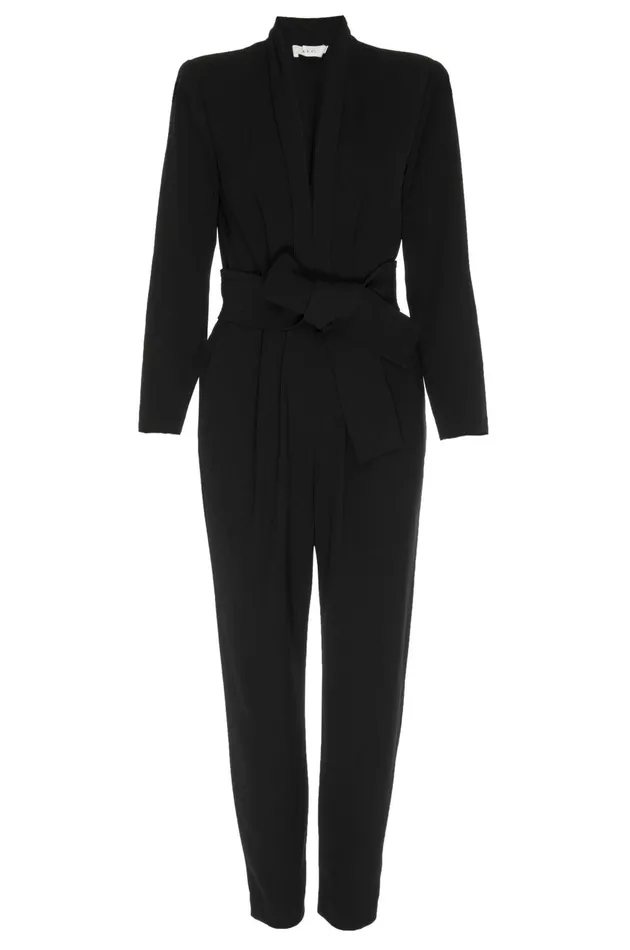 Women Kieran Crepe Jumpsuit Black ALC Bottoms