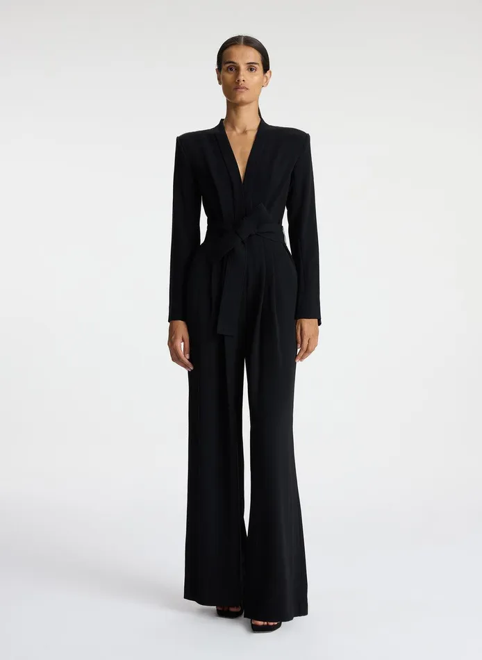 Women Kieran II WideLeg Jumpsuit Black ALC Jumpsuits