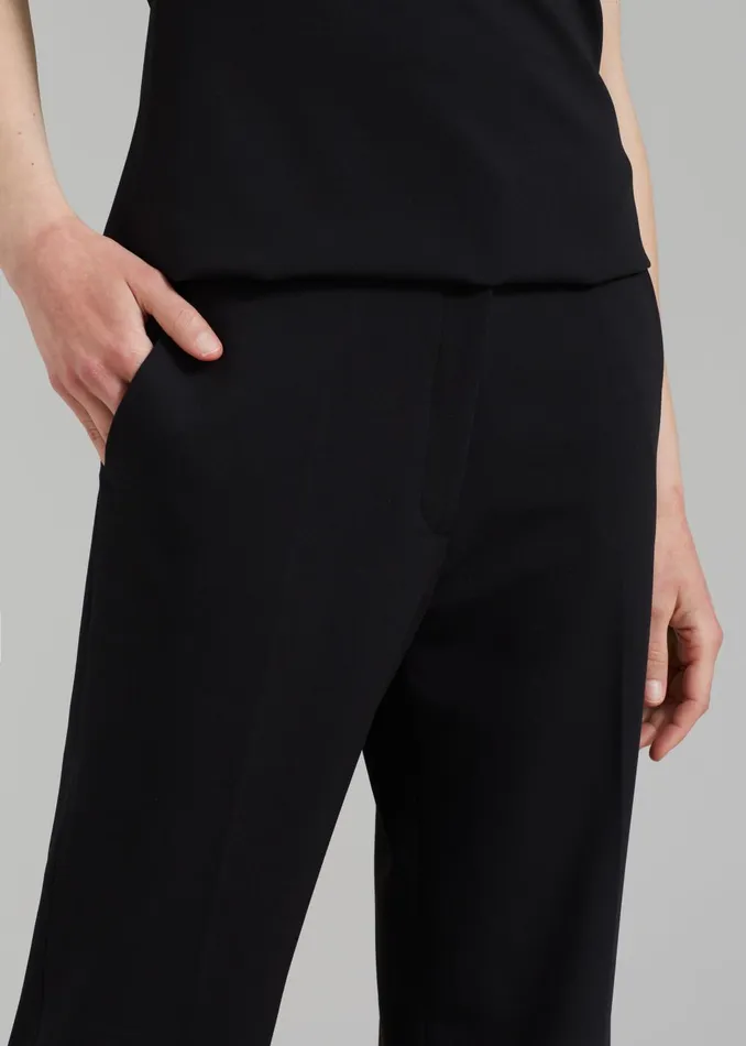 Women Kit Trousers 8211 Black The Frankie Shop Bottoms