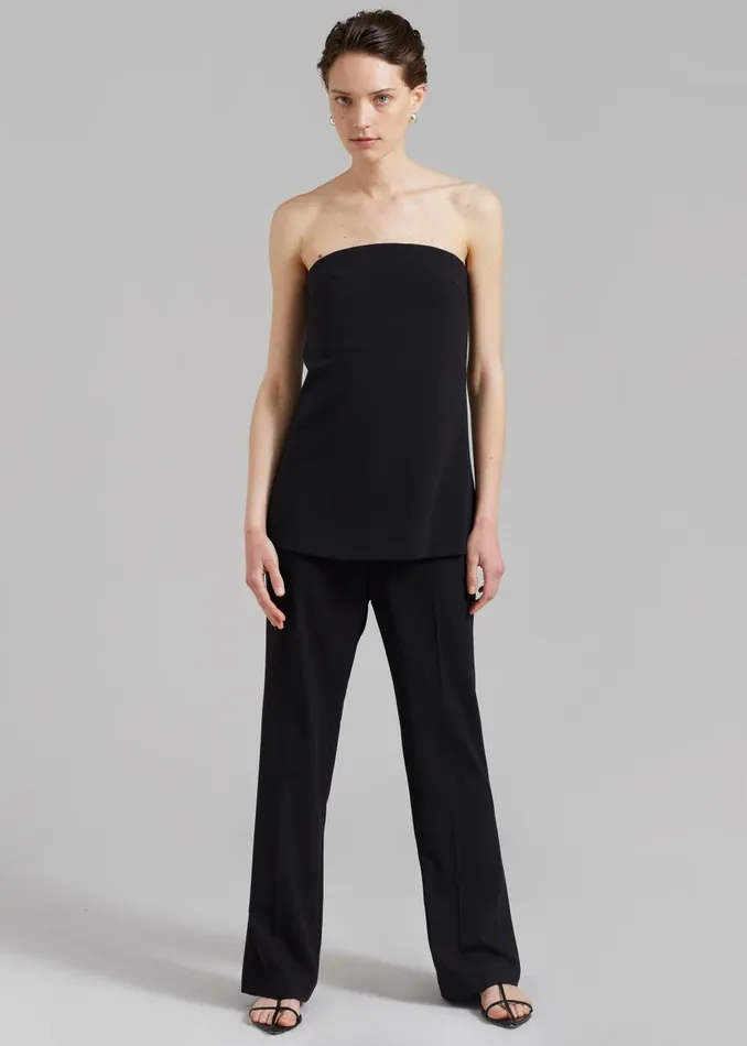 Women Kit Trousers 8211 Black The Frankie Shop Bottoms