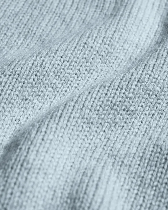 Women Knit Sweaters Colorfulstandard Oversized Merino Wool Crew 8211 Polar Blue
