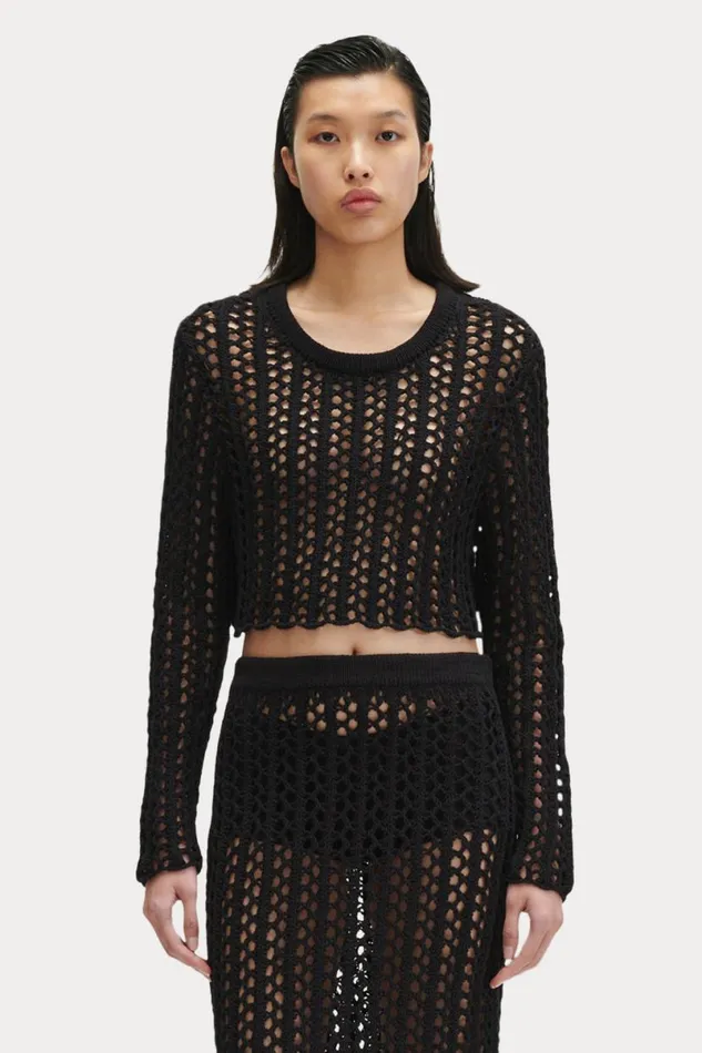 Women Knits Rachel Comey Micah Top Black