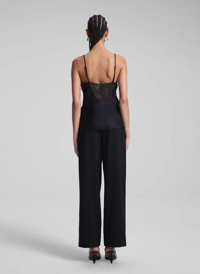 Women Lennon Satin And Lace Camisole Top Blackblack ALC Tops