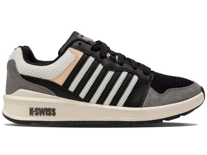 Women Lifestyle KSwiss RIVAL TRAINER T Blackblanc De Blanc