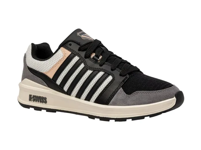 Women Lifestyle KSwiss RIVAL TRAINER T Blackblanc De Blanc