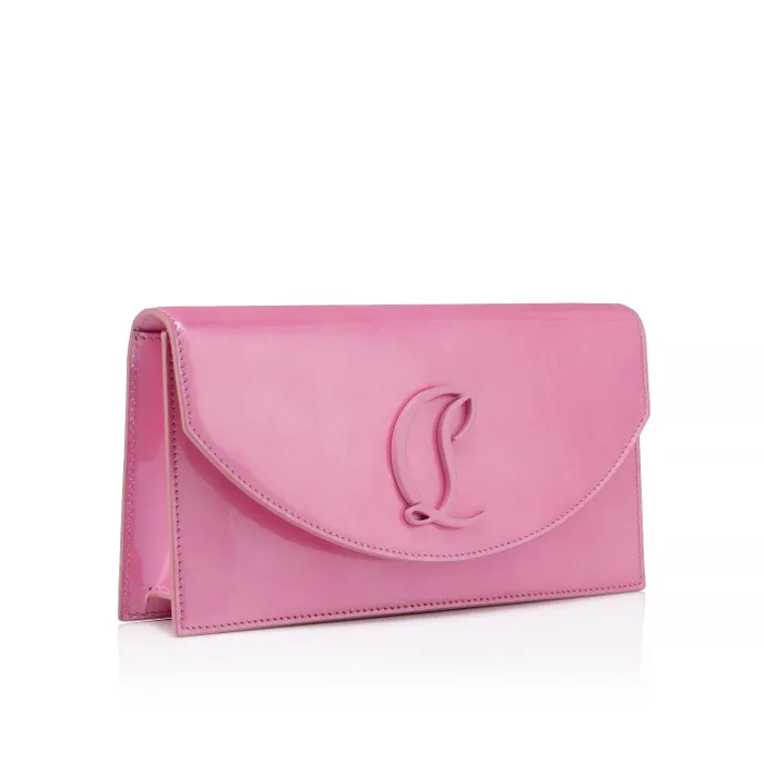 Women Loubi54 Clutch 8211 Iridescent Patent Leather 8211 Baby B Christian Louboutin Shoulder Bags