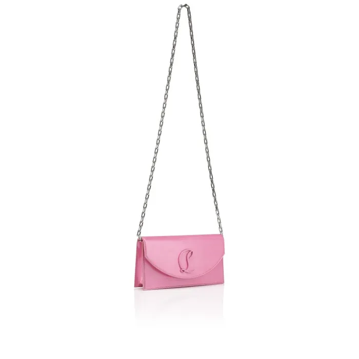 Women Loubi54 Clutch 8211 Iridescent Patent Leather 8211 Baby B Christian Louboutin Shoulder Bags