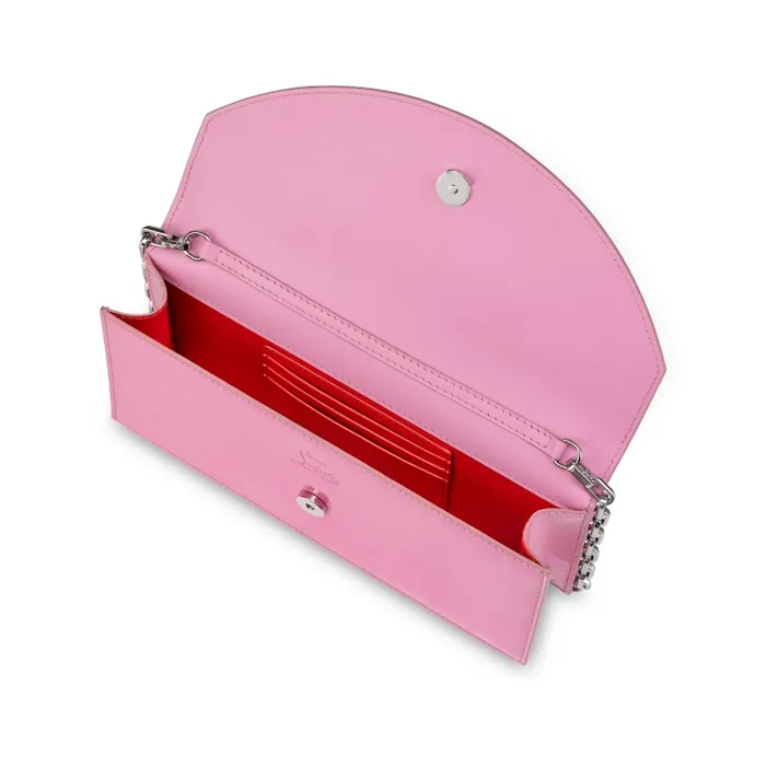 Women Loubi54 Clutch 8211 Iridescent Patent Leather 8211 Baby B Christian Louboutin Shoulder Bags