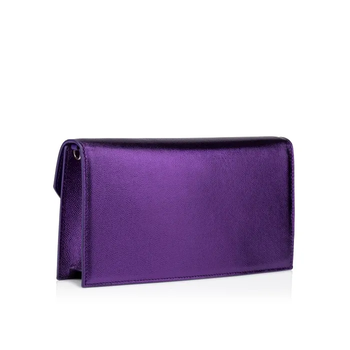 Women Loubi54 Clutch 8211 Nappa Leather 8211 Jacaranda Christian Louboutin Mini Bags