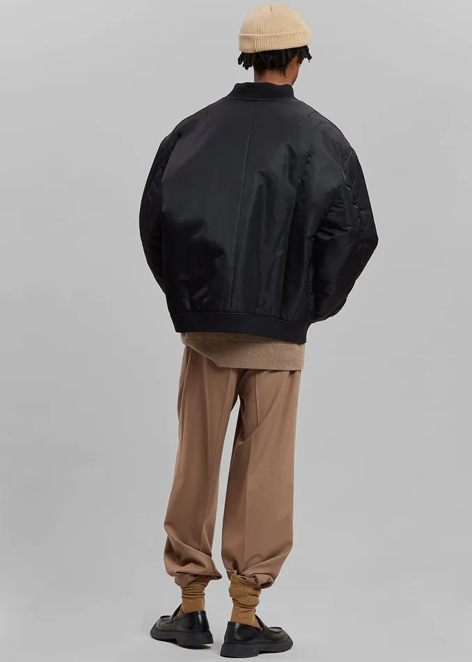 WomenMen Astra Bomber Jacket 8211 Black The Frankie Shop Outerwear