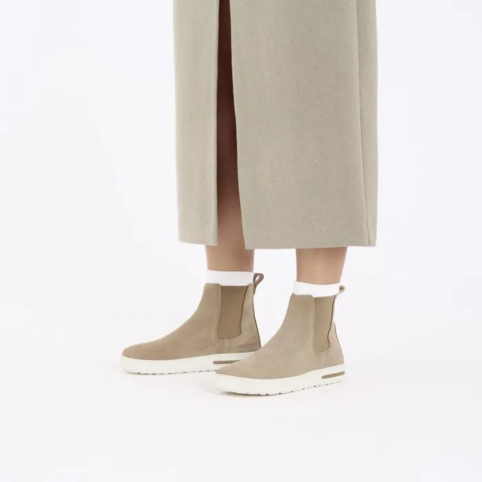 WomenMen Birkenstock Sneakers Bend Chelsea Taupe