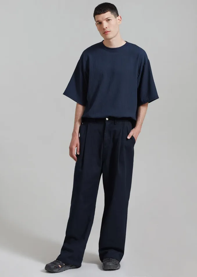 WomenMen Drew Denim Pants 8211 Navy The Frankie Shop Bottoms