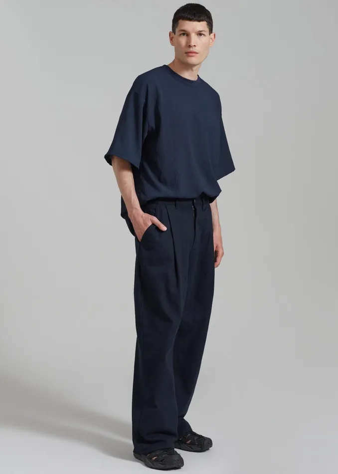 WomenMen Drew Denim Pants 8211 Navy The Frankie Shop Bottoms