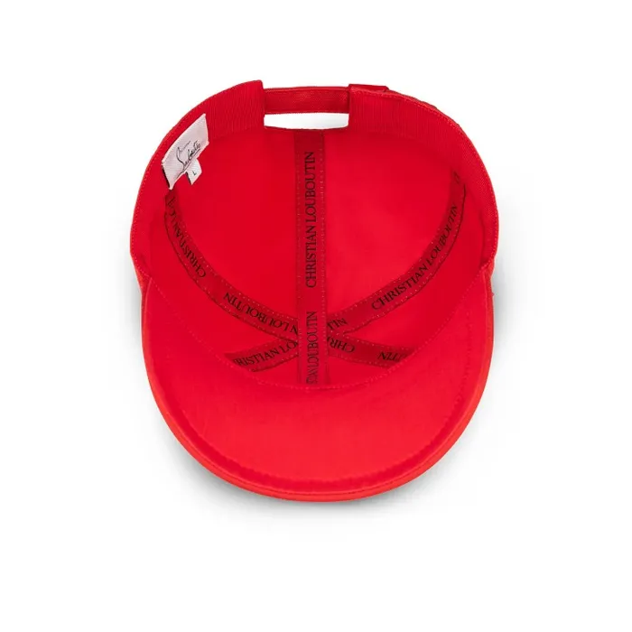 WomenMen Enky Spikes Baseball Cap 8211 Canva And Spikes 8211 Loubi Christian Louboutin Hats