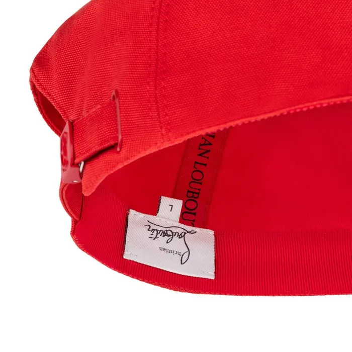 WomenMen Enky Spikes Baseball Cap 8211 Canva And Spikes 8211 Loubi Christian Louboutin Hats