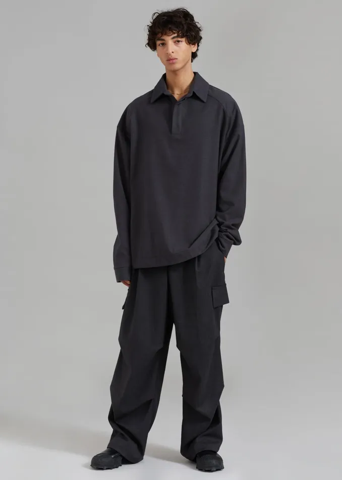 WomenMen Flint Cargo Pants 8211 Grey The Frankie Shop Bottoms