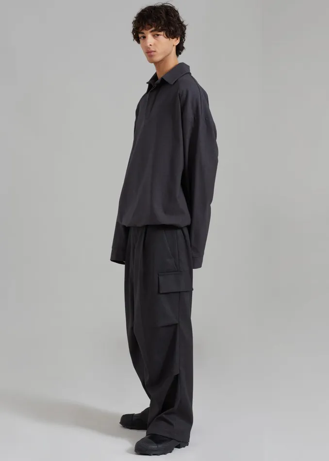 WomenMen Flint Cargo Pants 8211 Grey The Frankie Shop Bottoms