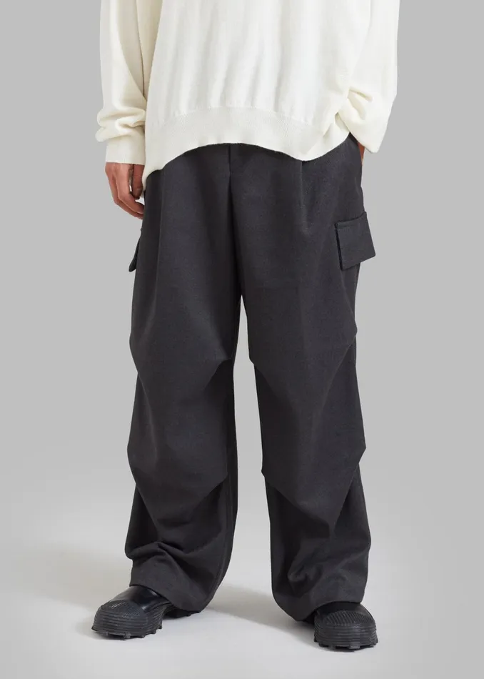 WomenMen Flint Cargo Pants 8211 Grey The Frankie Shop Bottoms