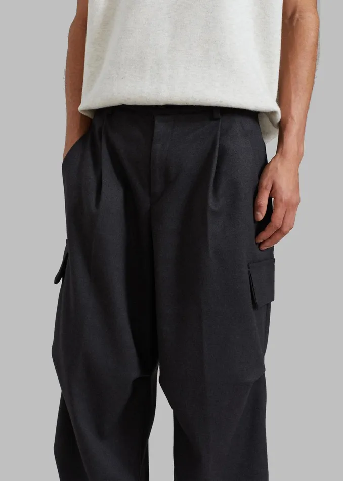 WomenMen Flint Cargo Pants 8211 Grey The Frankie Shop Bottoms