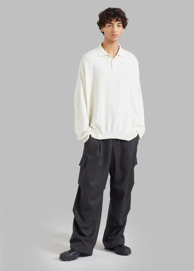WomenMen Flint Cargo Pants 8211 Grey The Frankie Shop Bottoms