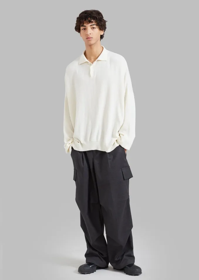 WomenMen Flint Cargo Pants 8211 Grey The Frankie Shop Bottoms
